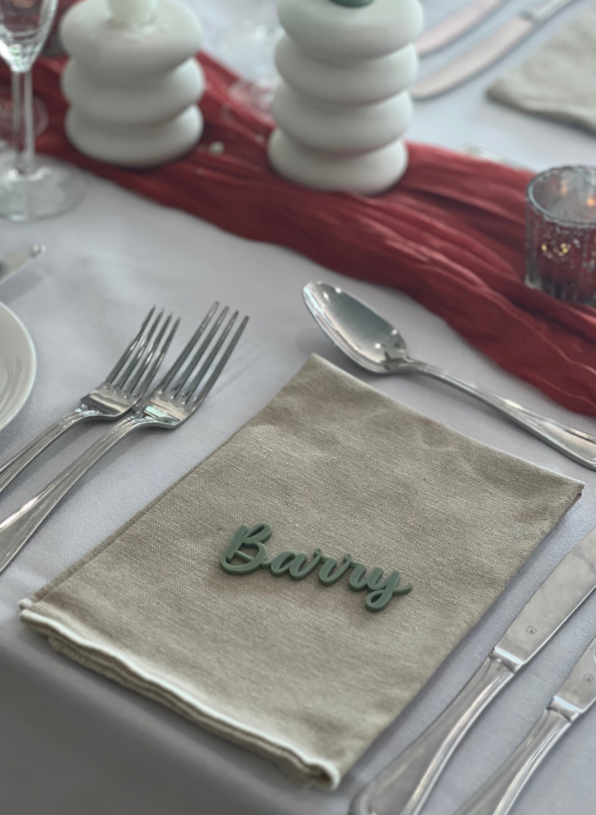 Place Cards | Laser Cut Names